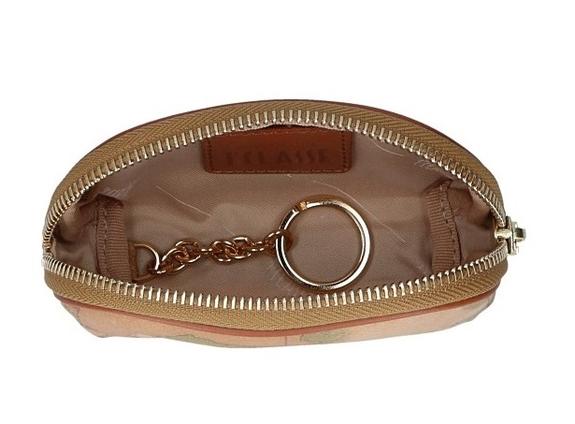 ALVIERO MARTINI 1 ^ CLASS Cartera de mano llavero estampado GEO CLASSIC NATURAL - Carteras de mano & Neceser