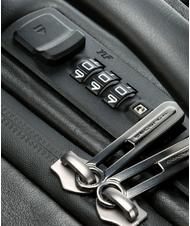 PIQUADRO Mochila URBAN FAST-CHECK, soporte para PC de 15,6 ", en cuero negro - Mochilas para portátil - 3