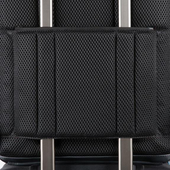 Mochila URBAN FAST-CHECK, soporte para PC de 15,6 ", en cuero negro - Mochilas para portátil