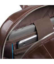 PIQUADRO Mochila CUADRADO AZUL, soporte para PC de 15.6 " CAOBA - Mochilas para portátil - 3