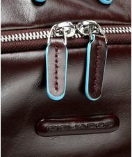 PIQUADRO Mochila CUADRADO AZUL, soporte para PC de 15.6 " CAOBA - Mochilas para portátil - 8