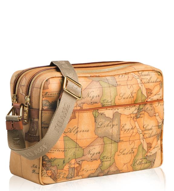 ALVIERO MARTINI 1 ^ CLASE Nuevo Básico Bolso de hombro, estampado Geo Classic NATURAL - Bolsos Mujer