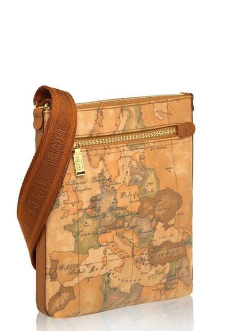 Geo Bolso plano con bandolera NATURAL - Bolsos Mujer