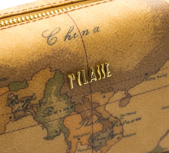 ALVIERO MARTINI 1 ^ CLASS Neceser estampado GEO CLASSIC NATURAL - Carteras de mano & Neceser