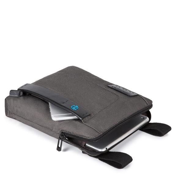 Bandolera Línea PULSE P16, para iPad CHEVRON / GRIS - Bandoleras Hombre