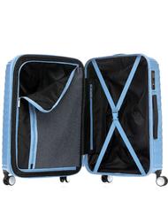 AMERICAN TOURISTER Maletas L&iacute;nea JETGLAM, medida mediana, expandible POLVO MET&Aacute;LICO AZUL - Trolley R&iacute;gidos - 2