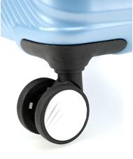 AMERICAN TOURISTER Maletas L&iacute;nea JETGLAM, medida mediana, expandible POLVO MET&Aacute;LICO AZUL - Trolley R&iacute;gidos - 9