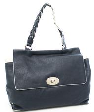 TOSCA BLU Delacroix Bolso shopper, de piel martillada azul - Bolsos Mujer - 2