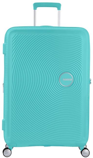 Maletas SOUNDBOX, medida grande, expandible AZUL PISCINA - Trolley R&iacute;gidos