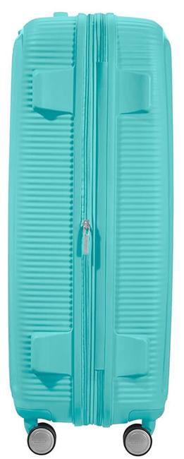 Maletas SOUNDBOX, medida grande, expandible AZUL PISCINA - Trolley R&iacute;gidos