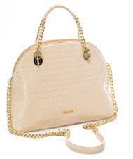 POLLINI Embossed Heritage Vernice Dome bolso de mano, con bandolera desnudo - Bolsos Mujer - 3