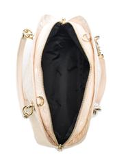 POLLINI Embossed Heritage Vernice Dome bolso de mano, con bandolera desnudo - Bolsos Mujer - 5