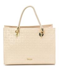 POLLINI Embossed Heritage Bolso de mano, con bandolera, de charol desnudo - Bolsos Mujer - 2