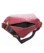 POLLINI Heritage Embossed Bolso bandolera Burdeos - Bolsos Mujer - 4