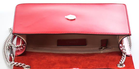 TOSCA AZUL Margherita Bandolera de cuero ROJO - Bolsos Mujer