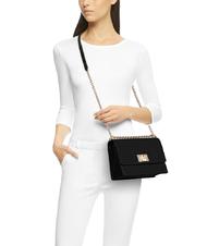 FURLA 1927 Pequeño Bandolera de cuero negro - Bolsos Mujer - 7