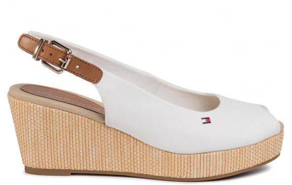 TOMMY HILFIGHER Elba Sandalias de cu&ntilde;a marfil - Zapatos Mujer