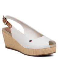 TOMMY HILFIGER TOMMY HILFIGHER Elba Sandalias de cu&ntilde;a marfil - Zapatos Mujer - 3