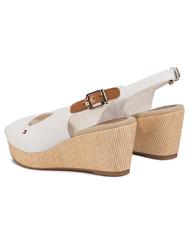 TOMMY HILFIGER TOMMY HILFIGHER Elba Sandalias de cu&ntilde;a marfil - Zapatos Mujer - 5