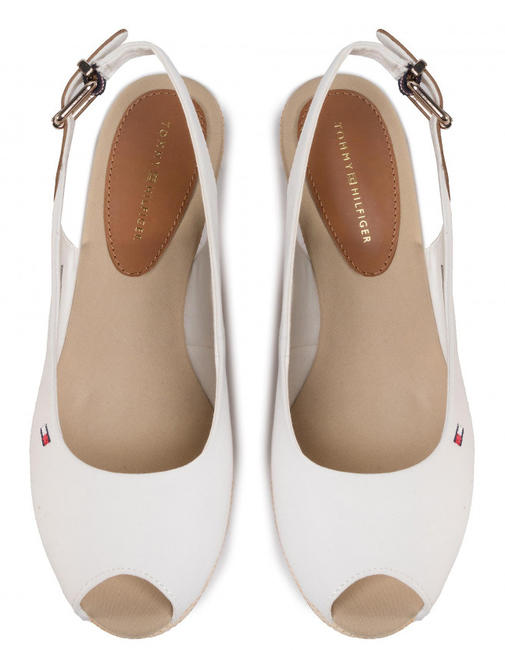 TOMMY HILFIGHER Elba Sandalias de cu&ntilde;a marfil - Zapatos Mujer