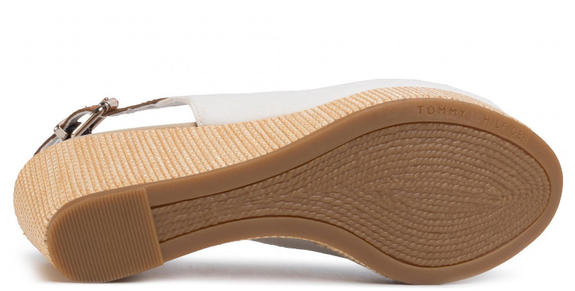 TOMMY HILFIGHER Elba Sandalias de cu&ntilde;a marfil - Zapatos Mujer