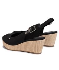 TOMMY HILFIGER TOMMY HILFIGHER Elba Sandalias de cu&ntilde;a NEGRO - Zapatos Mujer - 3