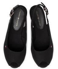 TOMMY HILFIGER TOMMY HILFIGHER Elba Sandalias de cu&ntilde;a NEGRO - Zapatos Mujer - 4