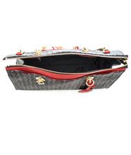 POLLINI Heritage Classic Bolso shopper de mano, con bandolera laca negra - Bolsos Mujer - 5