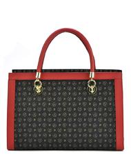 POLLINI Cartera cl&aacute;sica Heritage de Bolso de mano o bandolera laca negra - Bolsos Mujer - 2