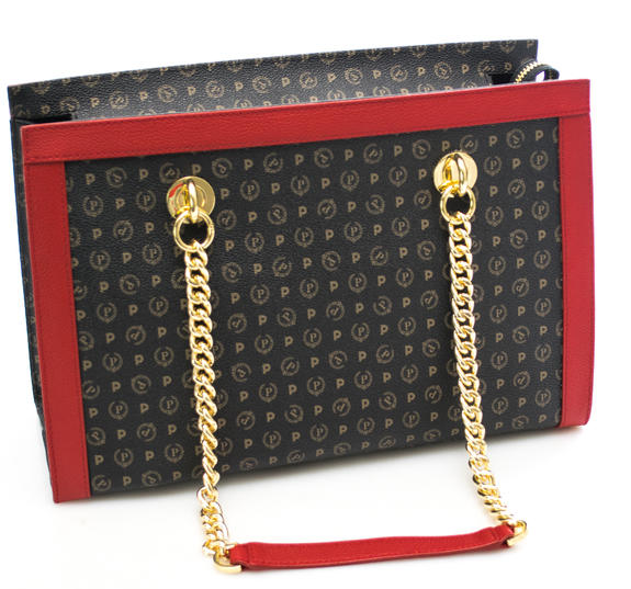 Cartera cl&aacute;sica Heritage de Bolso de mano o bandolera laca negra - Bolsos Mujer