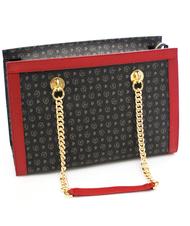 POLLINI Cartera cl&aacute;sica Heritage de Bolso de mano o bandolera laca negra - Bolsos Mujer - 3