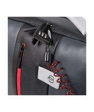 PIQUADRO Mochila URBAN, puerto para PC de 15.6 ", con sistema antirrobo GRIS - Mochilas para portátil - 7