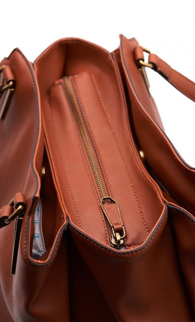 Jeans de ruibarbo Bolso, con correa para el hombro cuero - Bolsos Mujer