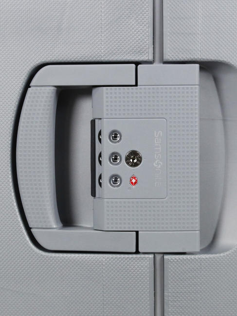 Maletas Línea S'CURE, medida mediana SILVER - Trolley Rígidos