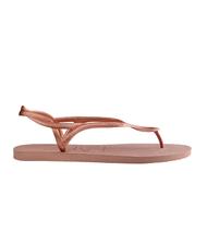 HAVAIANAS Chanclas LUNA CROCO / ROSA - Zapatos Mujer - 3