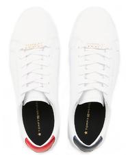 TOMMY HILFIGER  CUPSOLE ESENCIAL, Zapatillas en piel RWB - Zapatos Mujer - 3
