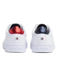 TOMMY HILFIGER  CUPSOLE ESENCIAL, Zapatillas en piel RWB - Zapatos Mujer - 4