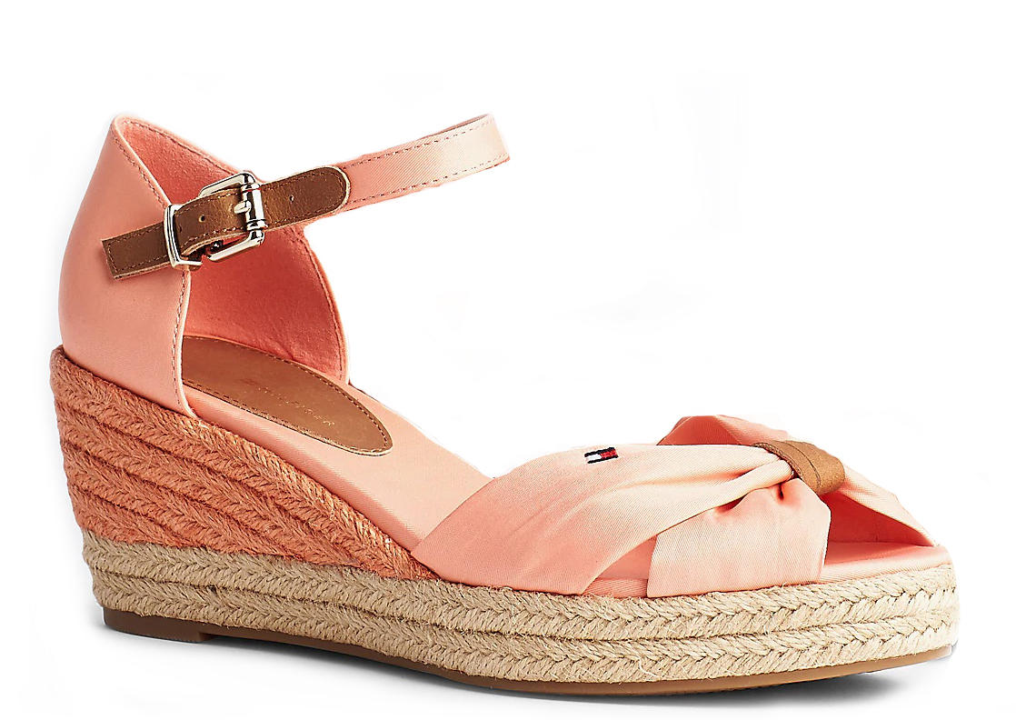 Tommy Hilfiger Sandalias De Punta Abierta Basic Isla Coral - ¡Compra A  Precios De Outlet!