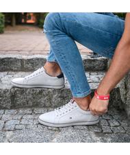 TOMMY HILFIGER  Zapatillas de tela ARLOW blanco - Zapatos Hombre - 8