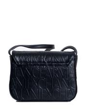 ARMANI EXCHANGE LOGO EMBOSSED Bolso bandolera, logo estampado negro - Bolsos Mujer - 3