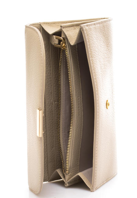 Cartera de cuero CHER concha - Carteras Mujer