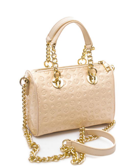  HERITAGE VERNICE Minibolso bowling con bandolera desnudo - Bolsos Mujer