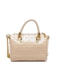 POLLINI  HERITAGE VERNICE Minibolso bowling con bandolera desnudo - Bolsos Mujer - 3