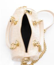 POLLINI  HERITAGE VERNICE Minibolso bowling con bandolera desnudo - Bolsos Mujer - 5