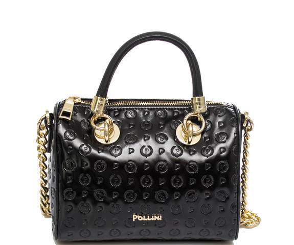  HERITAGE VERNICE Minibolso bowling con bandolera negro - Bolsos Mujer