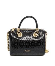 POLLINI  HERITAGE VERNICE Minibolso bowling con bandolera negro - Bolsos Mujer - 3