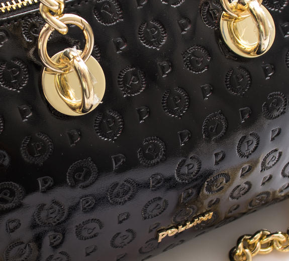  HERITAGE VERNICE Minibolso bowling con bandolera negro - Bolsos Mujer