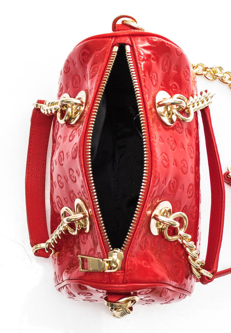  HERITAGE VERNICE Minibolso bowling con bandolera rojo - Bolsos Mujer