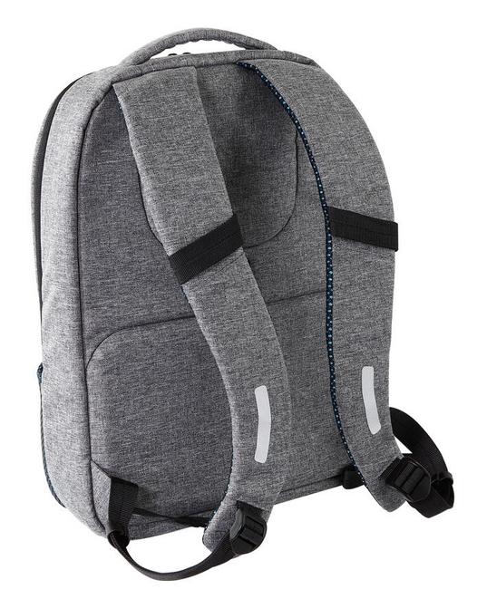  TRAFFIC Mochila para port&aacute;til de 15,6&rdquo; gris / azul artic - Mochilas para port&aacute;til