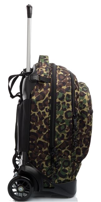  NEW PLUG ANIMALIER Mochila Trolley 3 en 1 LEO VERDE - Mochilas con ruedas